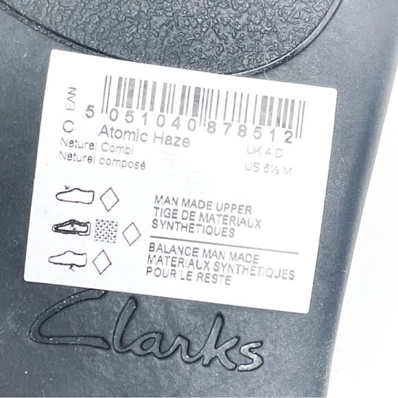 🍋 Clarks • NWOT Women’s Atomic Haze Patent Leather Snake Print Flats Size 6.5US - Picture 7 of 8